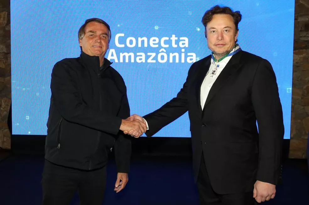 Diario do cerrado: Elon Musk e o presidente Jair Bolsonaro se reunem