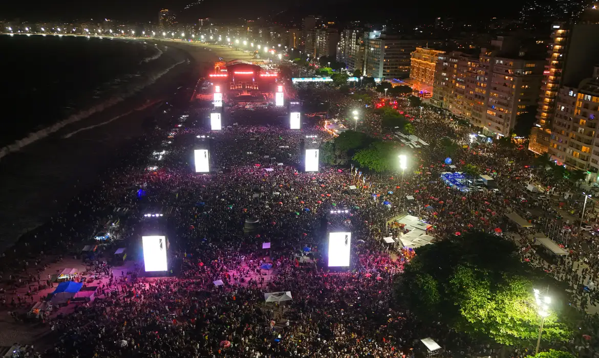 Diario do cerrado: Multidão de 2,1 milhões acompanha show de Lady Gaga em Copacabana
